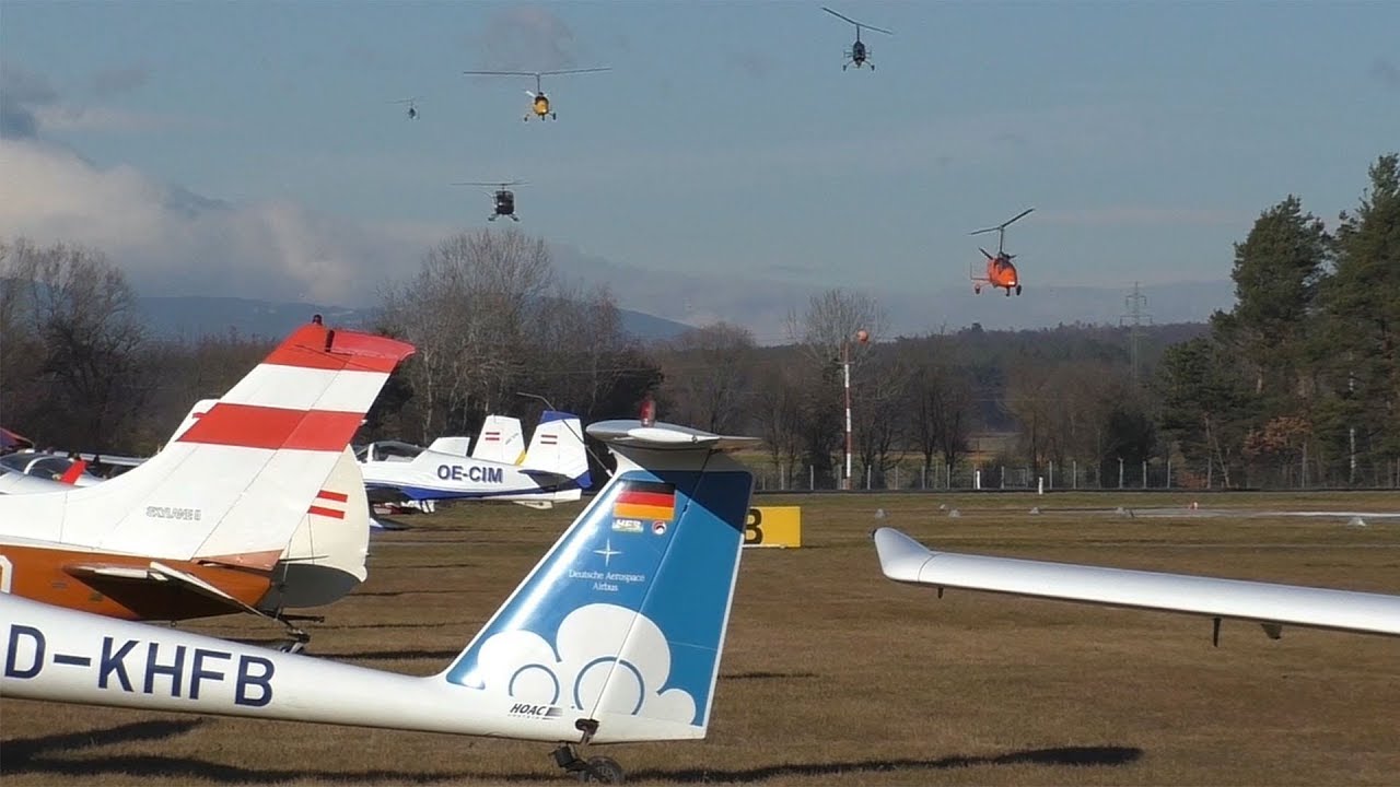 AutoGyro´s MTOsport several landings at Airfield Punitz | Silvester Fly-In 2017