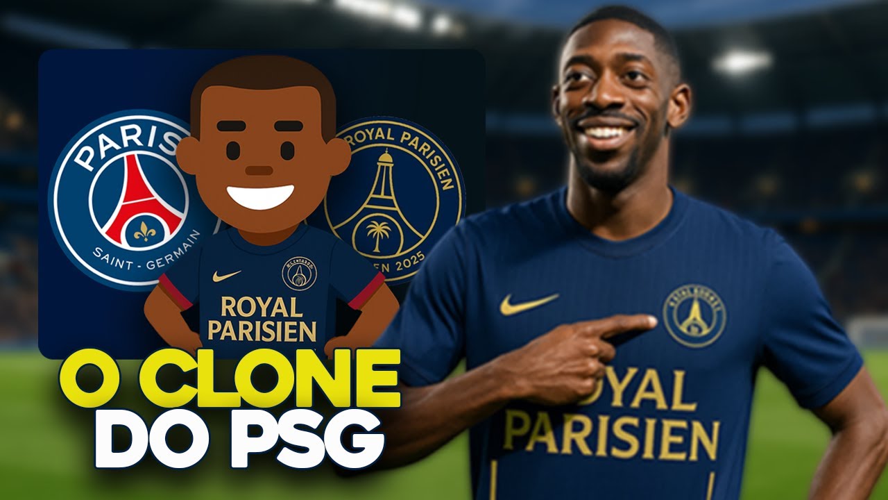 CRIEI O CLONE DO PSG NO WORLD SOCCER CHAMPS