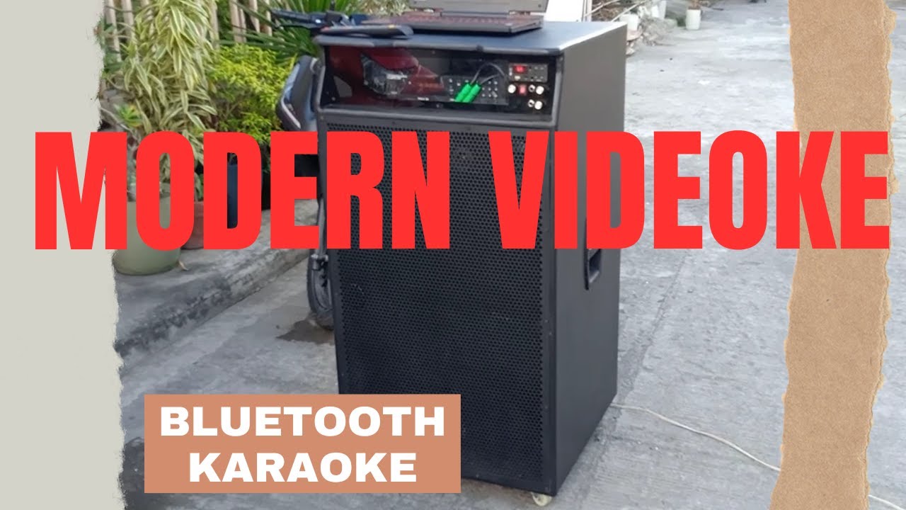 Modern Videoke Box: Party Box Karaoke, New Design, Bluetooth Karaoke, Videoke Machine New Concept,