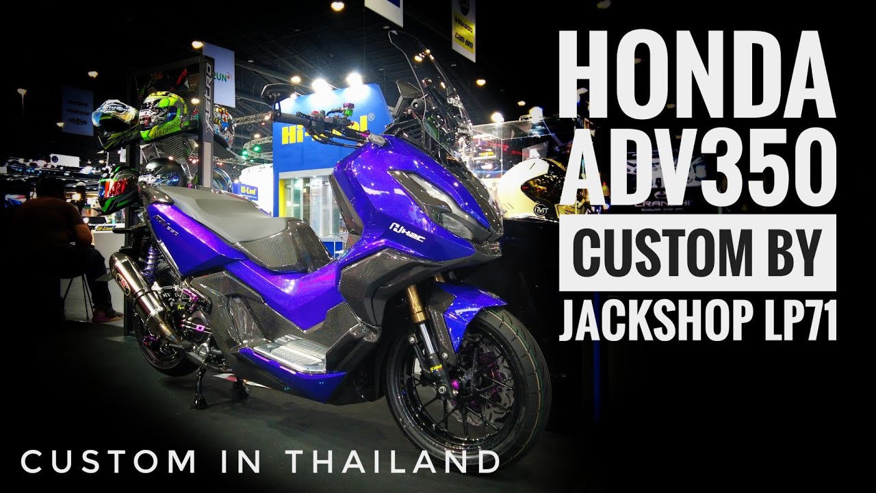 2022 Honda ADV350 Custom by Jackshop LP71 (Purple) | Custom in Thailand | Walkaround