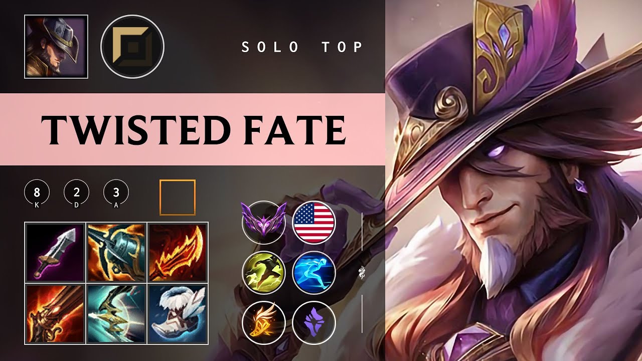 Twisted Fate Top vs Ornn - NA Master Patch 26.02