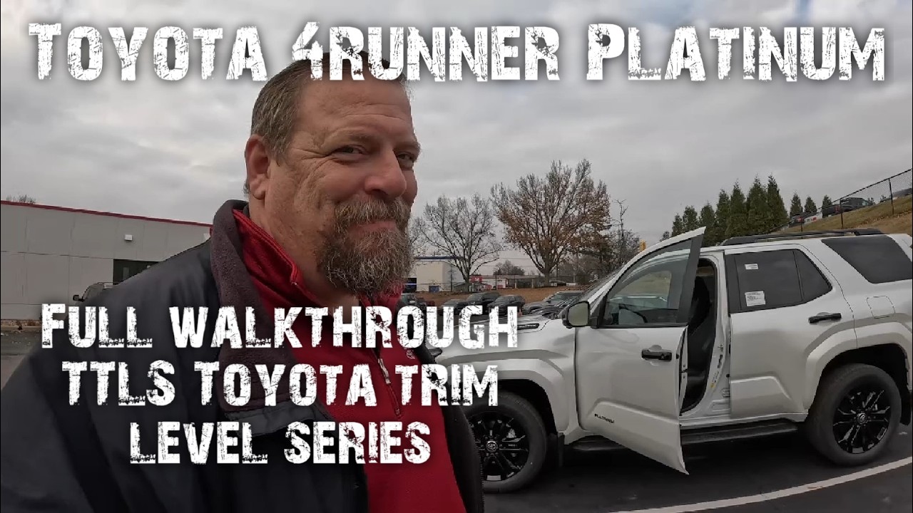 Комплектации Toyota Trim Level Series (TTLS): 4Runner Platinum — Роскошь в сочетании с легендарны...