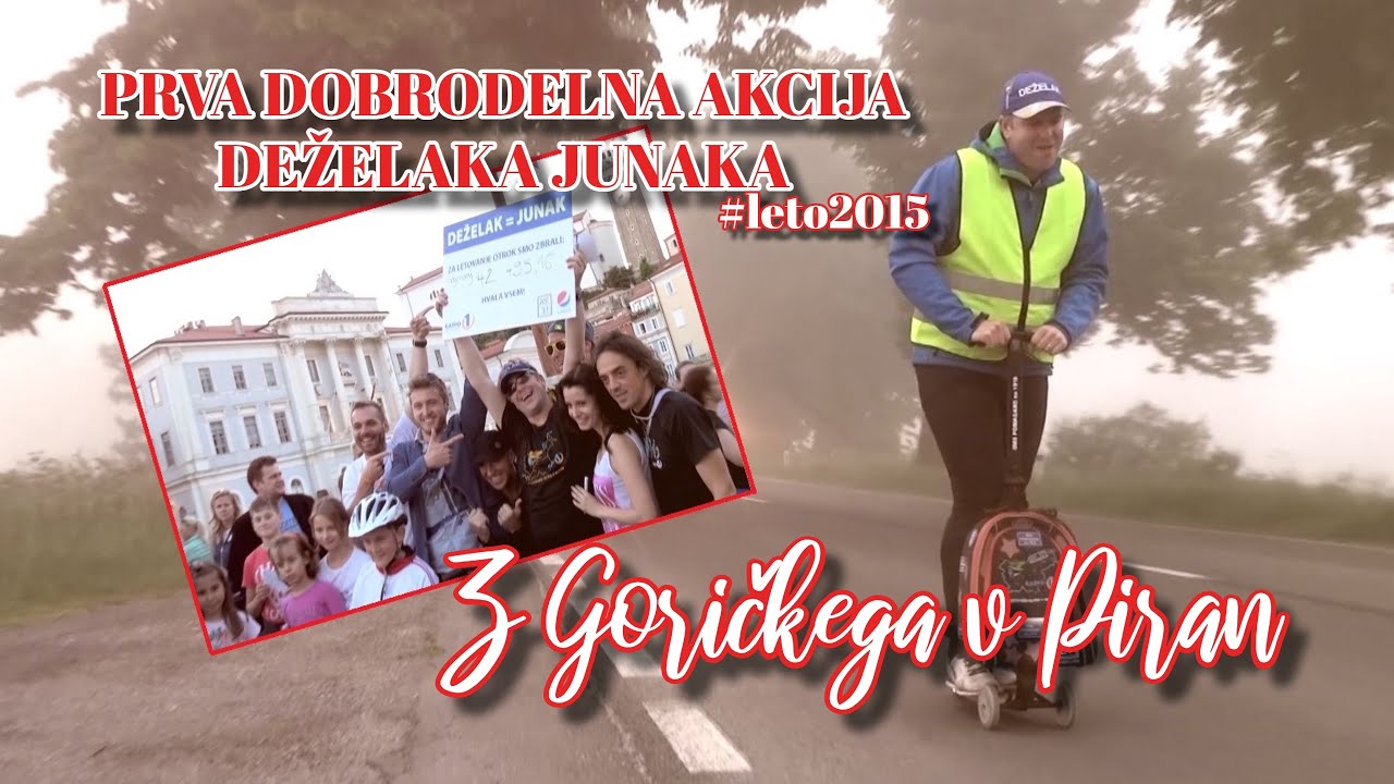Tako se je začela dobrodelna akcija DEŽELAK = JUNAK: Miha nikoli ni pričakoval, kaj vse bo dosegel
