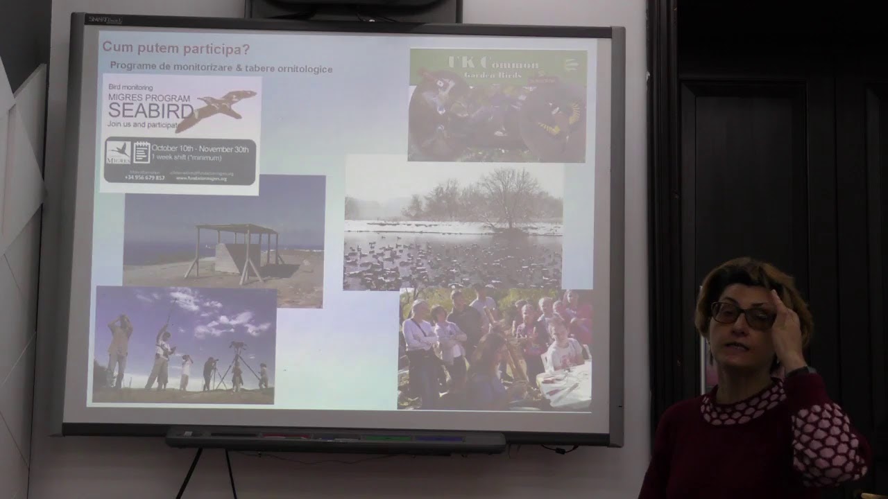 Biologie - „Drumeți pe calea aerului – secretele păsărilor migratoare” ,Conf. univ.  dr.Carmen GACHE