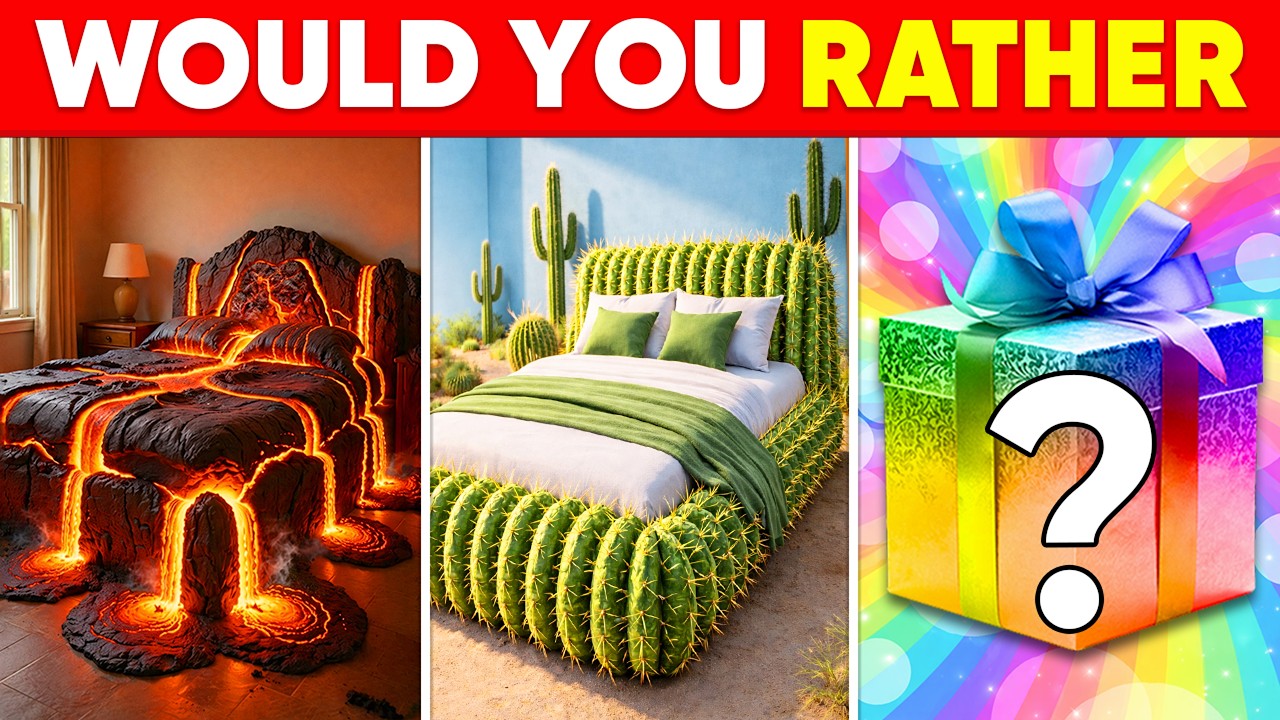 Would You Rather...? Ultimate MYSTERY Gift Edition🎁🤑 ⚡ HARDEST Choices Ever! Moca Quiz