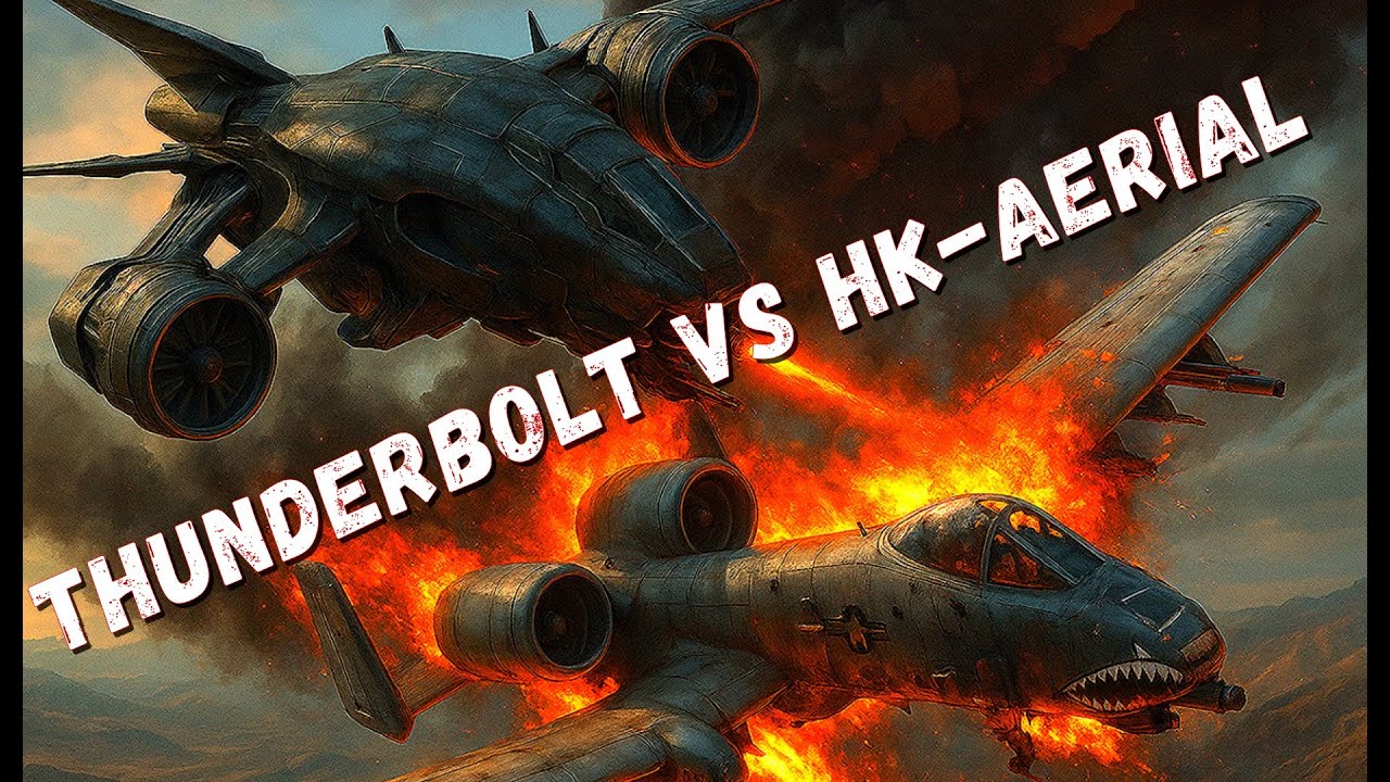 Thunderbolt vs HK-Aerial . Обзор воздушного боя .
