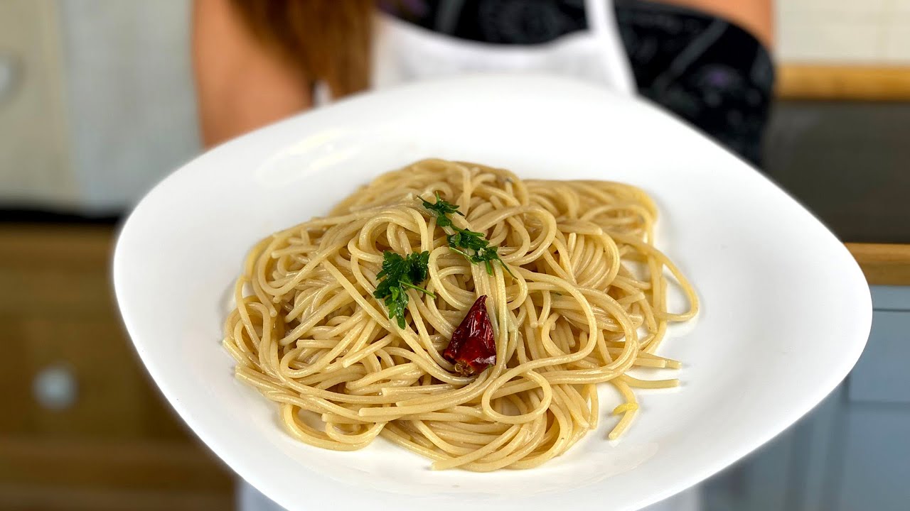 Spaghetti acciughe e limone 🍋 Prova Questo Piatto Saporito in 8 minuti Ricetta Facile e Veloce!