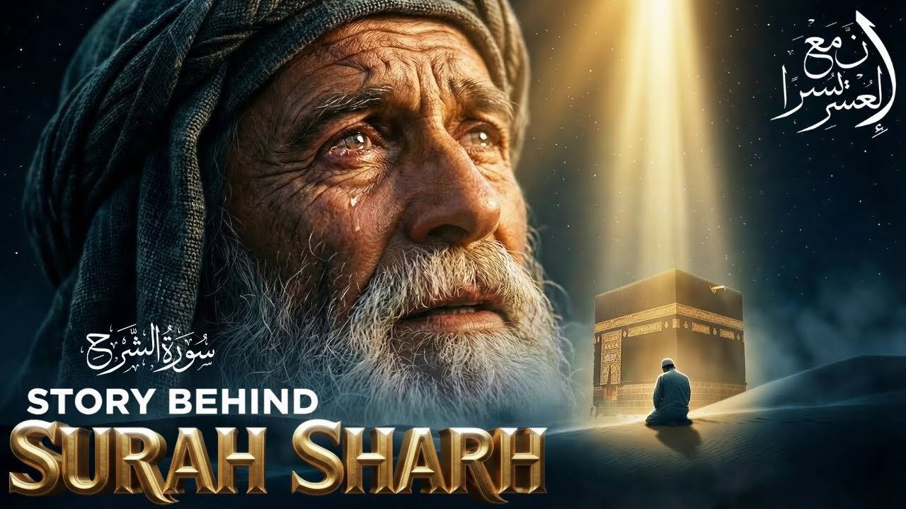 The Story Behind SURAH  ASH-SHARH | How Allah lifted The Prophet's Worry |  Hardship With Ease