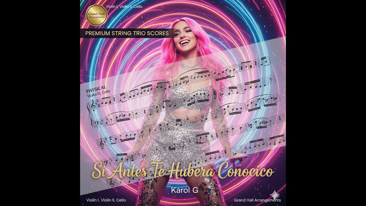 Si Antes Te Hubiera Conocido – Karol G | Premium String Trio Arrangement