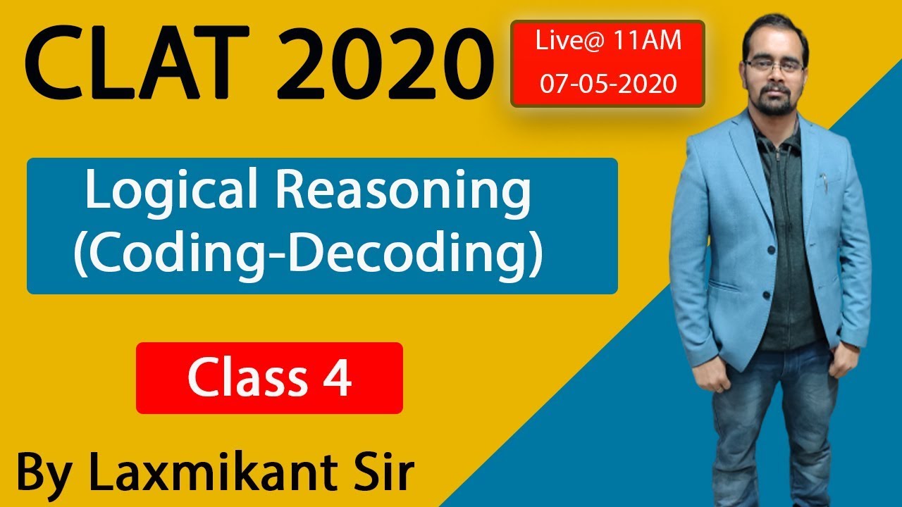 Clat online coaching  Classes |   Logical Reasoning (Coding-Decoding)