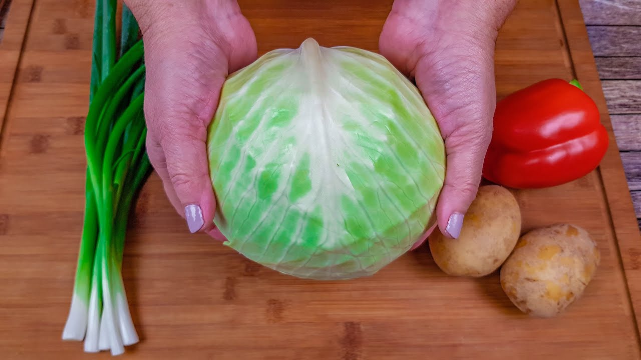 Вот как приготовить вкусный рецепт капусты | Очень простой и быстрый рецепт ужина