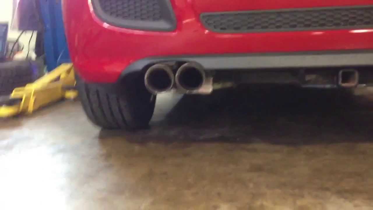 2012 fiat 500 road race exhaust install