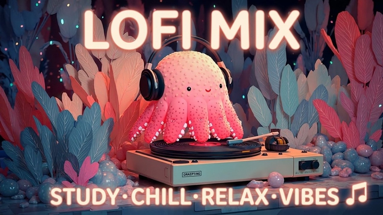 Deep Sea Lofi Hip Hop микс и атмосфера для учёбы 🌊 | OctoChill Lofi