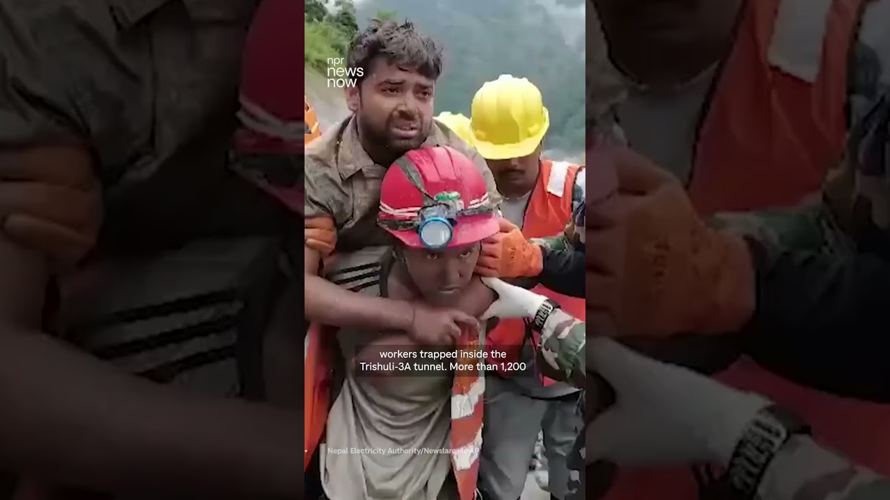 Two workers rescued from hydropower tunnels after Nepal floods
