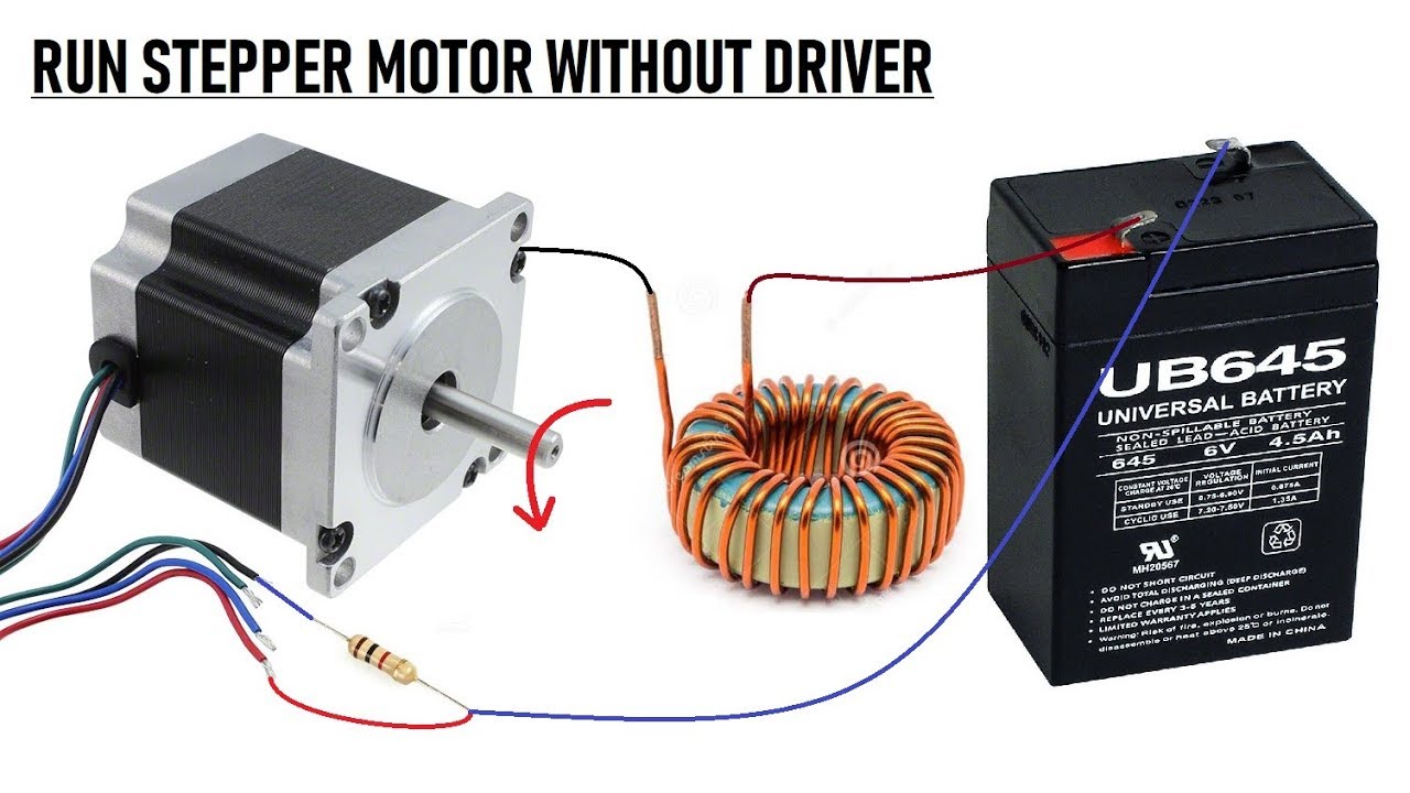 Wow !! Run Stepper Motor without a Driver Circuit || New Idea 2018 - PCBWAY