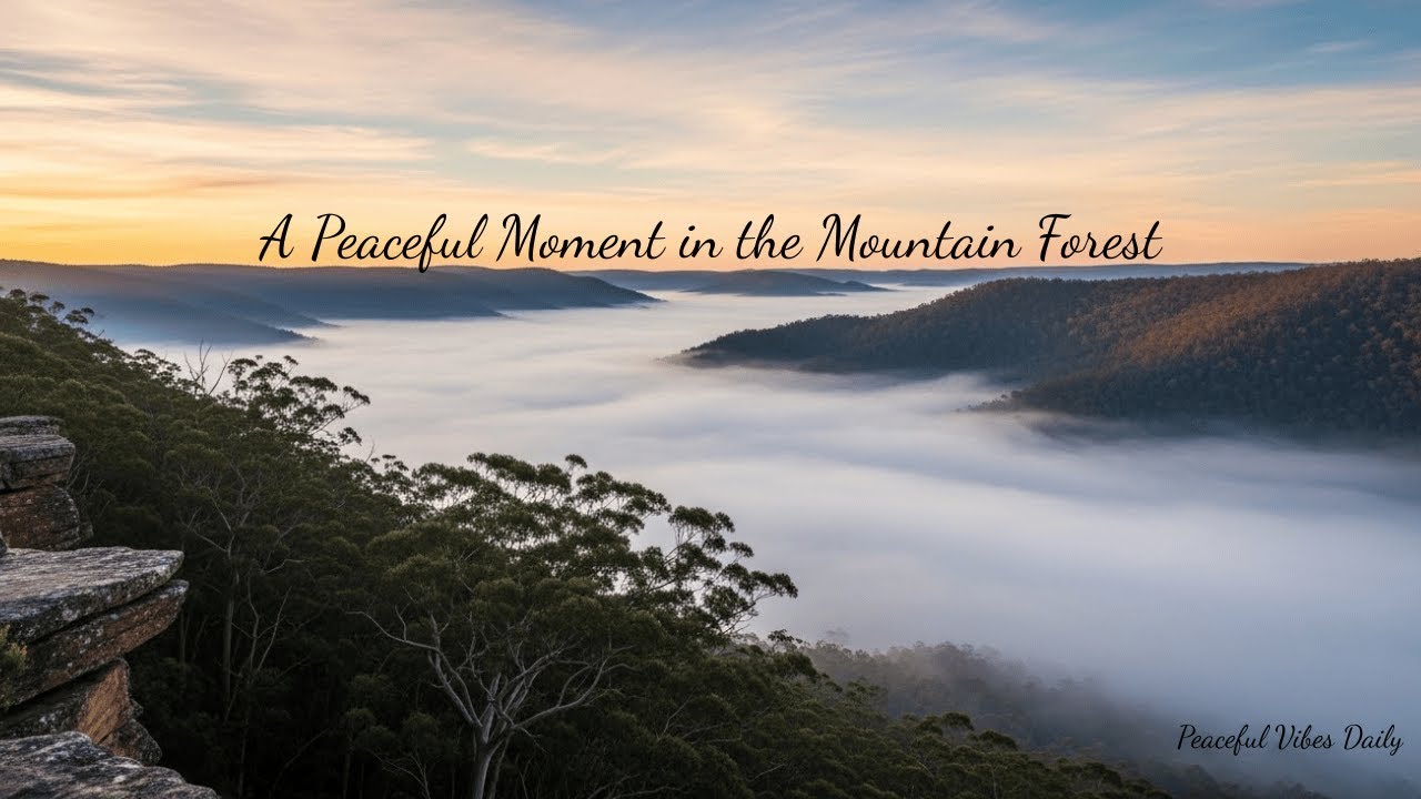 A Peaceful Moment in the Mountain Forest
