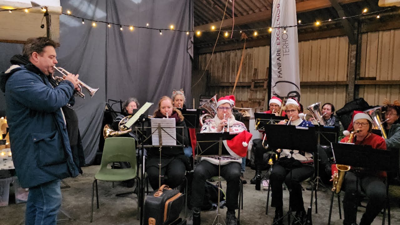 Fanfare Excelsior Terhole optreden | Kerstmarkt Terhole 2025