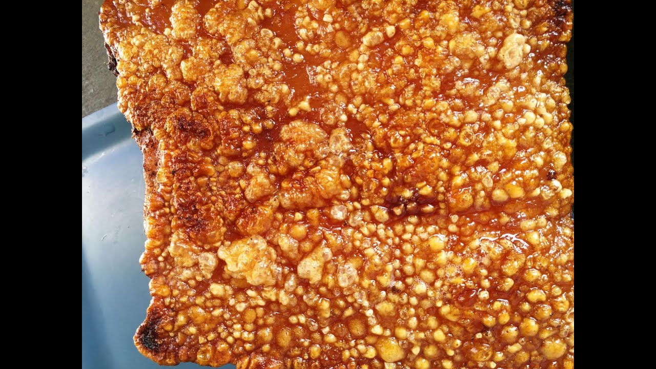 Recette de poitrine de porc grill&eacute;e croustillante et craquante de Canton