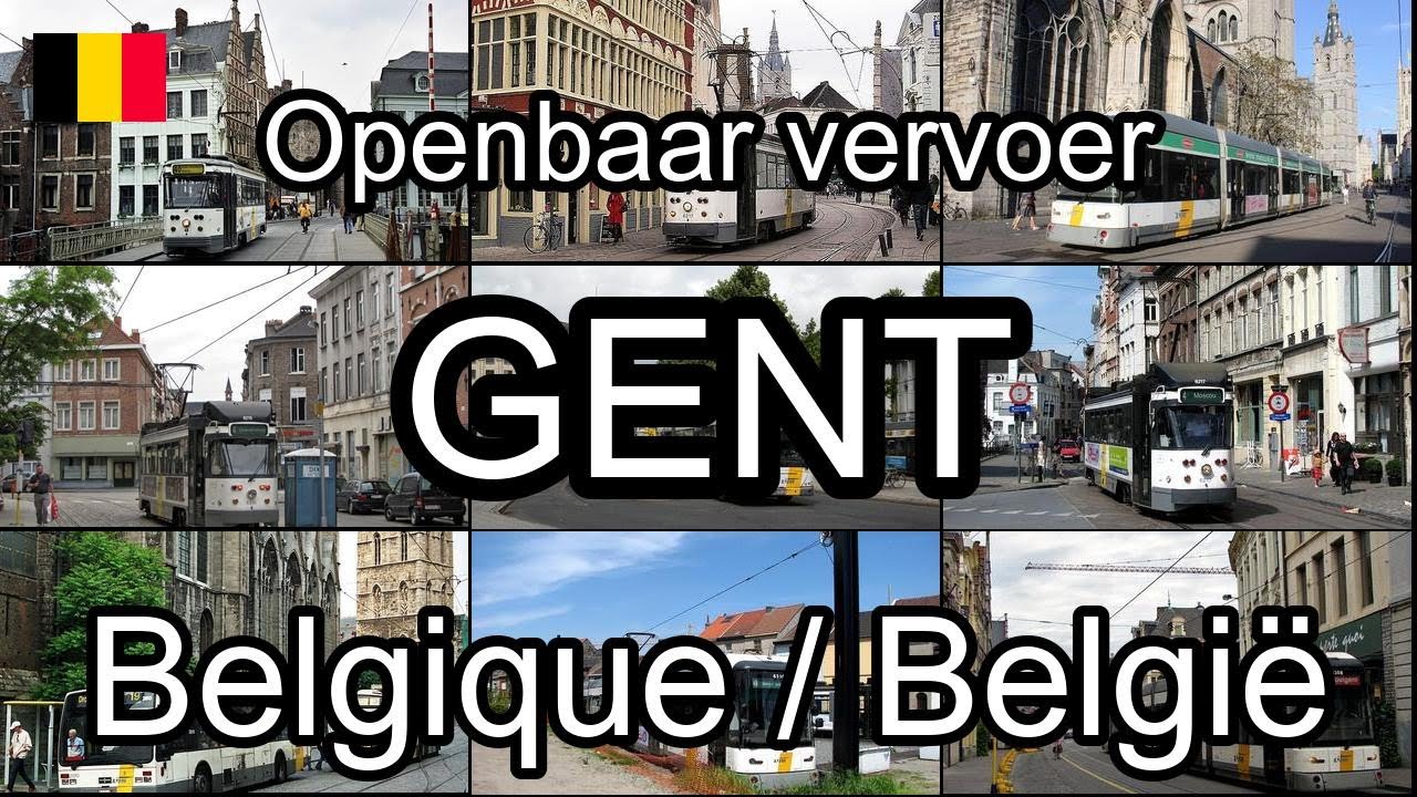 Gent, Belgique / België. Openbaar vervoer