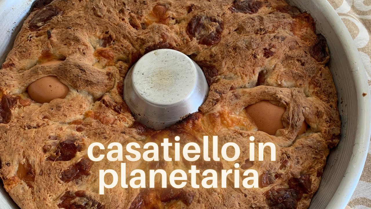 Casatiello in planetaria a modo mio #casatiello #casatiellonapoletano #tortano