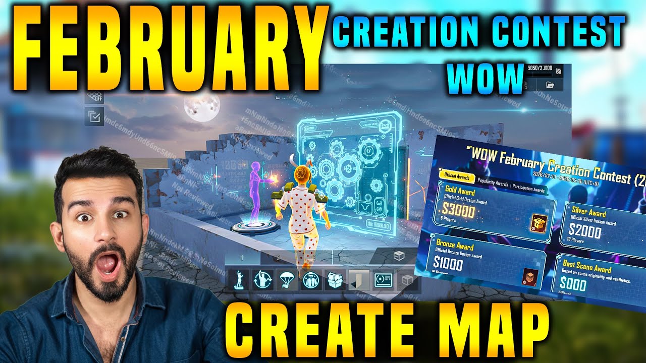 WOW FEBRUARY CONTEST MAP CREATION | HOW TO CREATE DEDUCTION & PUZZLE MAP GUIDE PUBG MOBILE