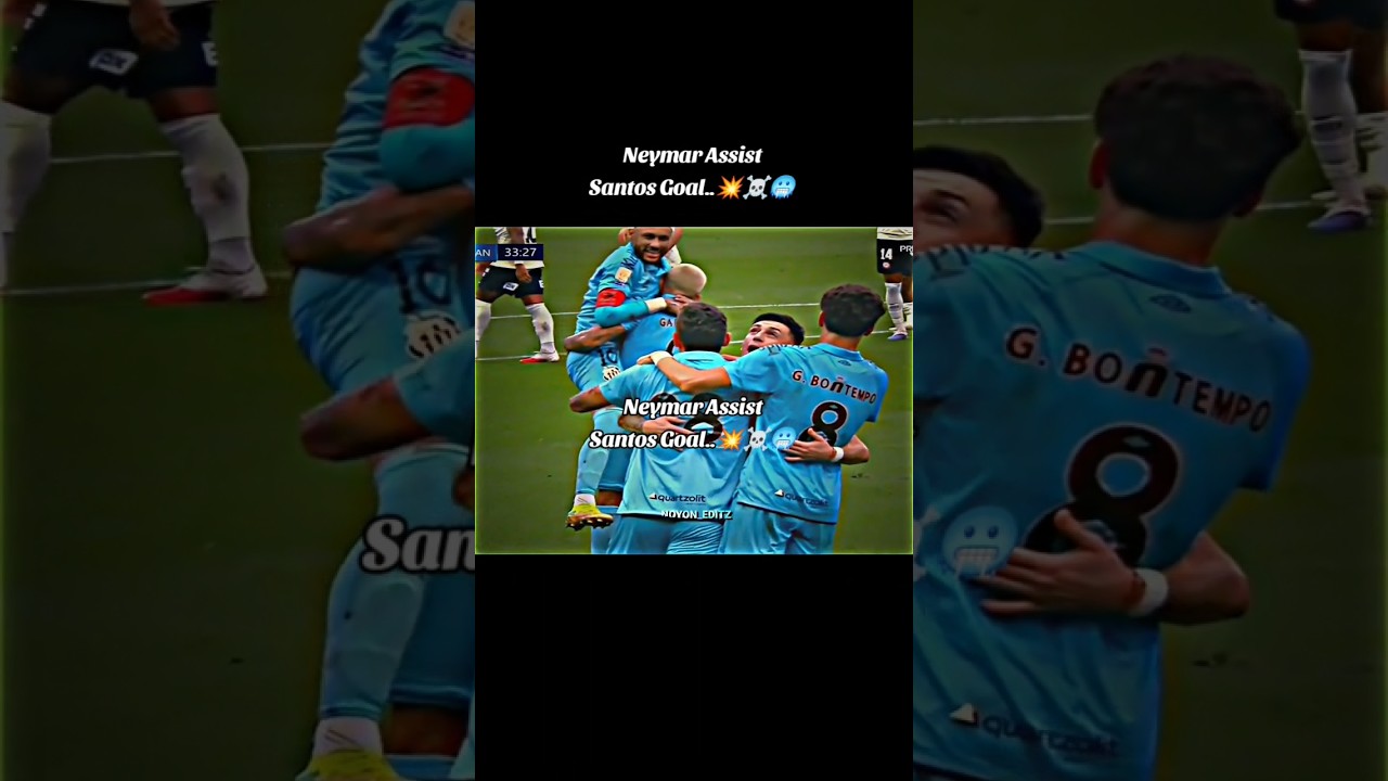 Neymar's assist, Santos' goal ☠️💥🥶 #neymar #goals #santos #football #club #unfrezzmyaccount #free...