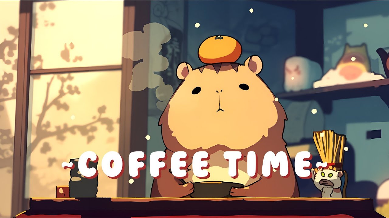 24/7 Capybara Lofi Beats | Study Session Music Mix 🦫 🎵 ✨