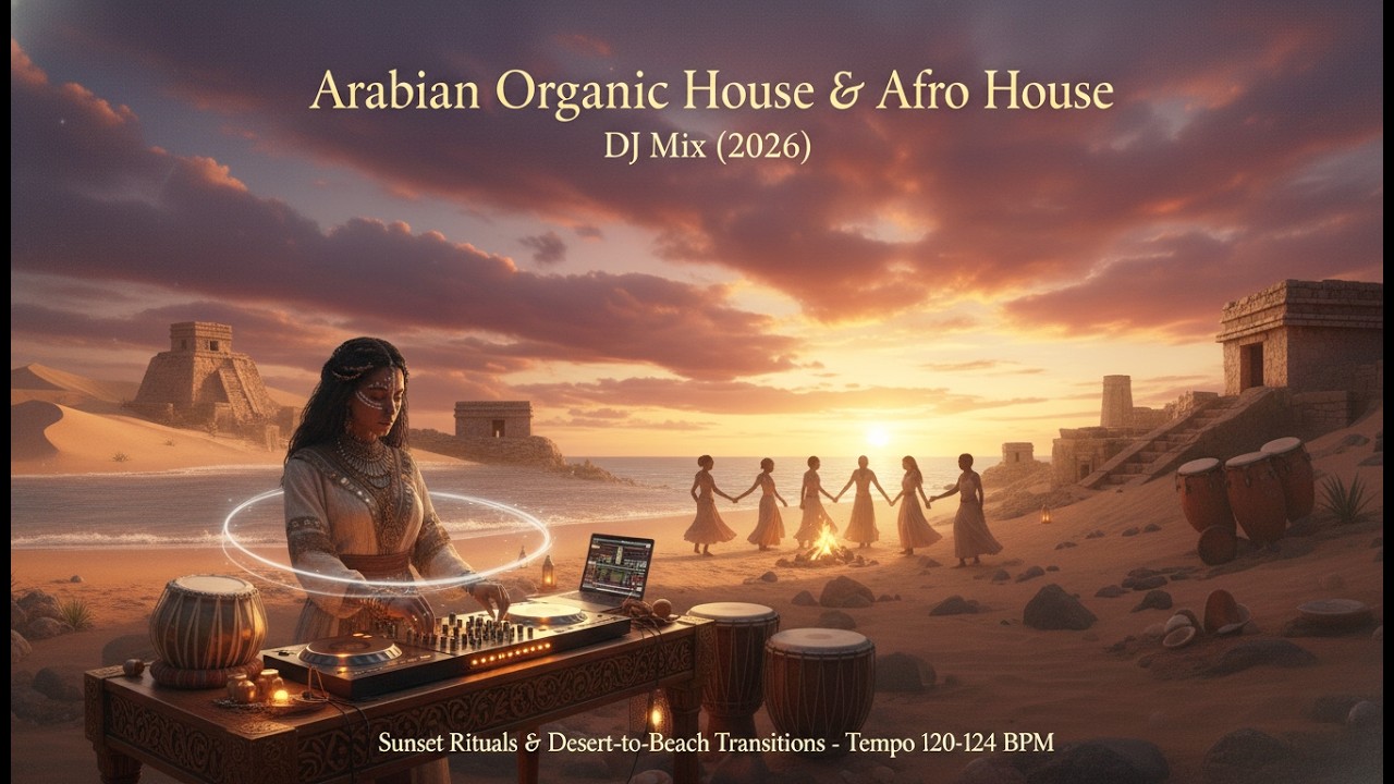 Arabian Organic & Afro House Sunset Ritual DJ Mix 2026 | Desert to Beach Deep House Vibes