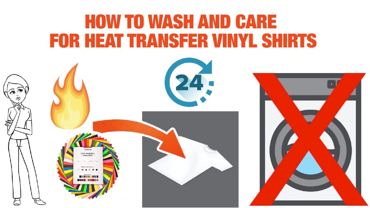 How You Wash A Tshirt Or Any Garment With Heat Transfer Vinyl On It?