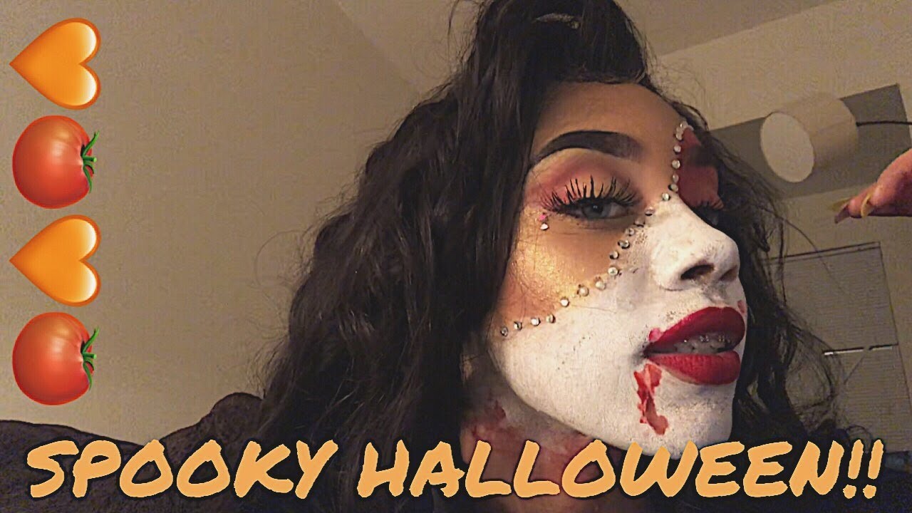 VLOG: выпуск на Хэллоуин с моим парнем (browitthefro) + grwm о походе на работу в костюме.