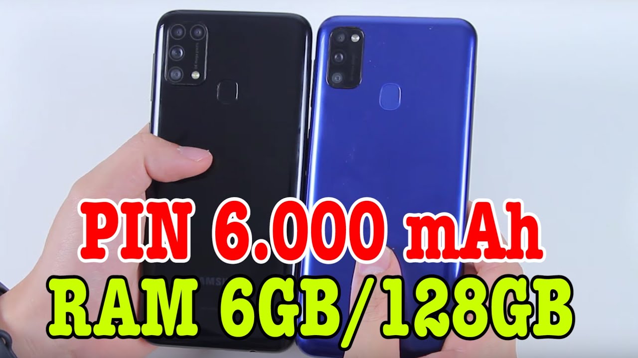 Trên tay Galaxy M31 PIN 6.000 CỰC TRÂU có gì hơn Galaxy M21
