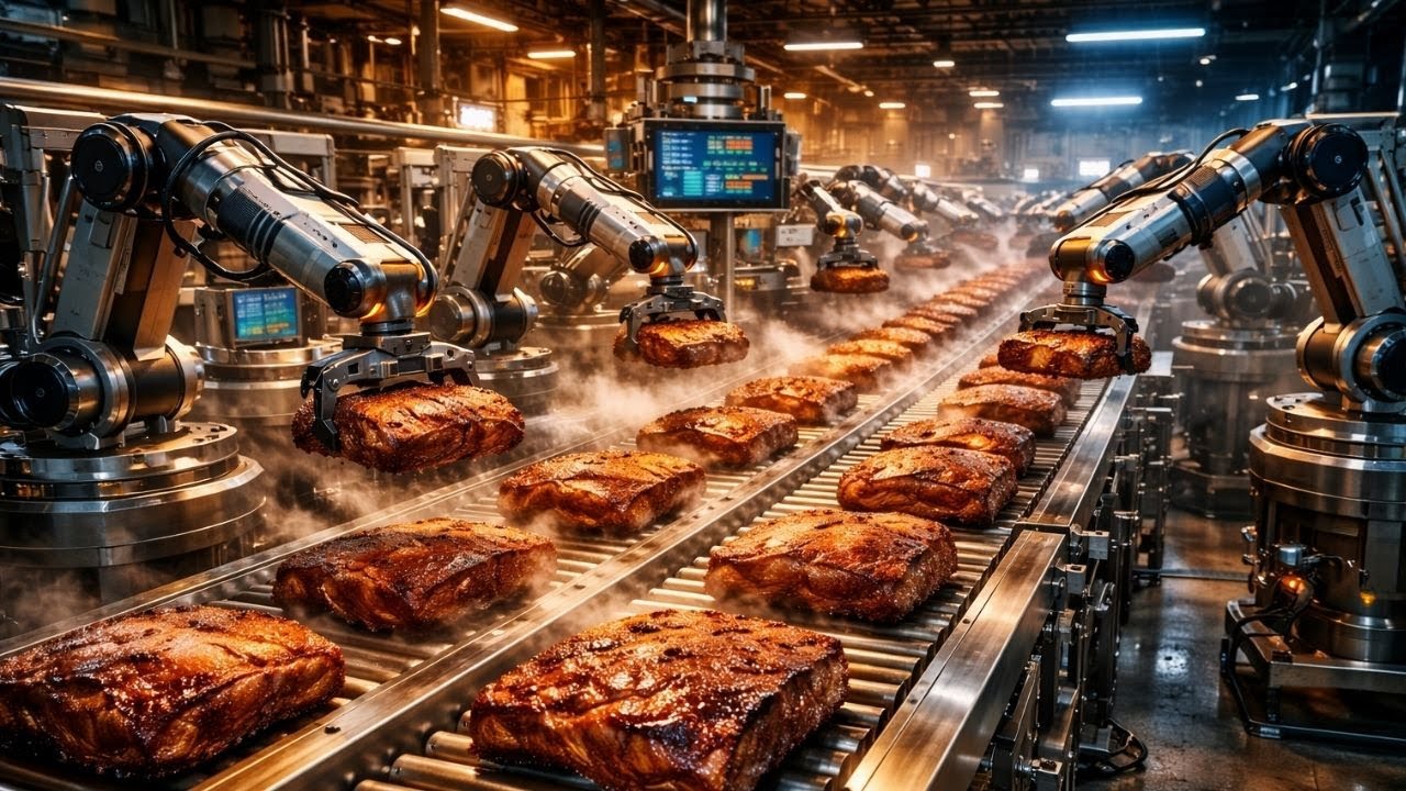 Inside the World’s Most Expensive Smoked Beef Factory | Ultra Strict Hygiene Inspection.