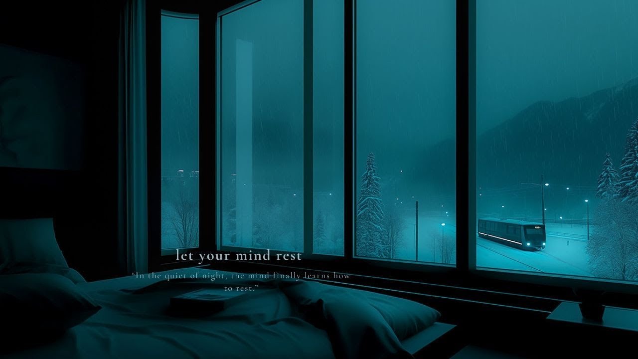 let your mind rest | night dark ambient winter