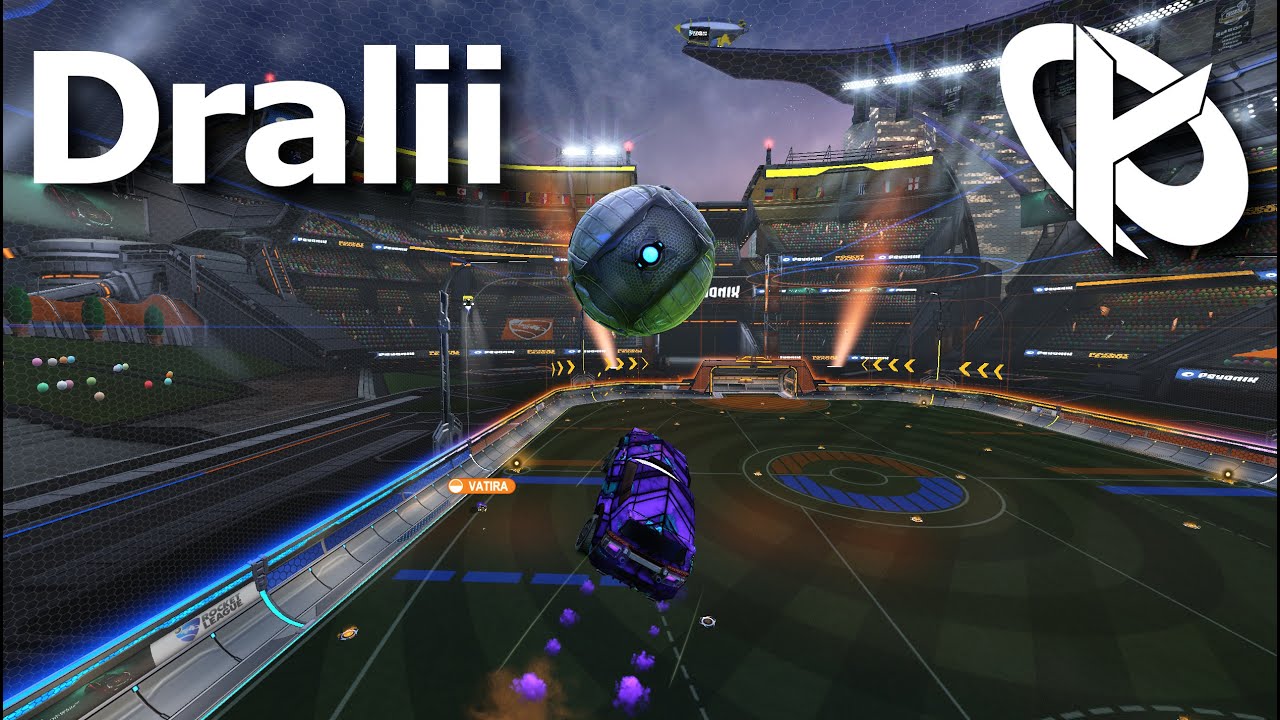 DRALII is INCREDIBLE in Ranked (SSL 2v2 Rocket League)