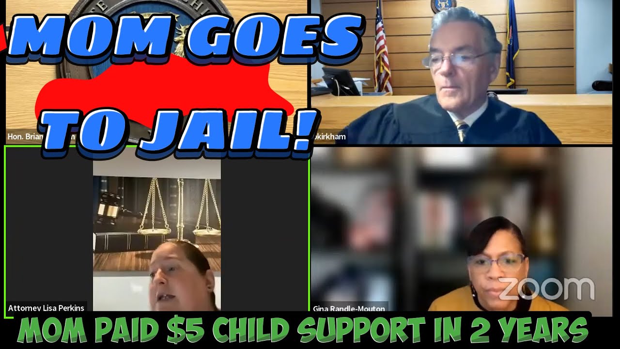 Mom paid $5 Child Support in more than 2 years | Mom goes to JAIL
