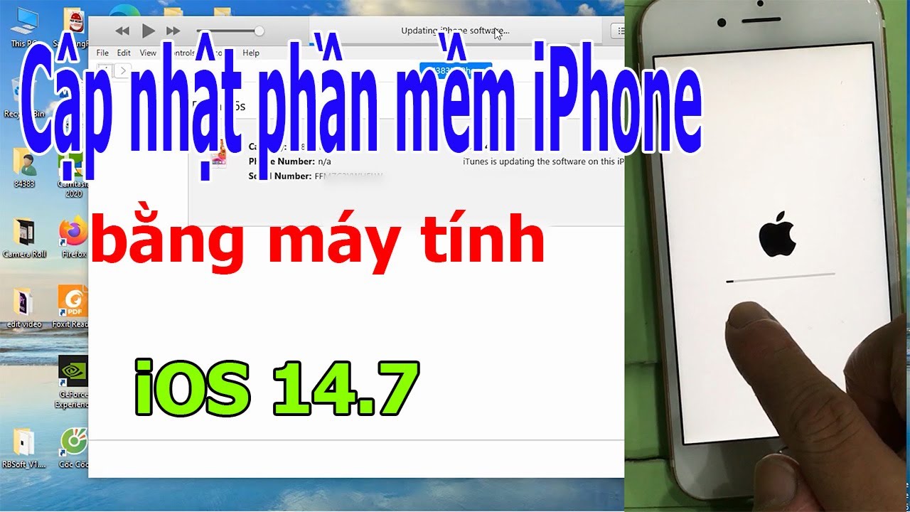 Cách cập nhật phần mềm cho iPhone bằng máy tính