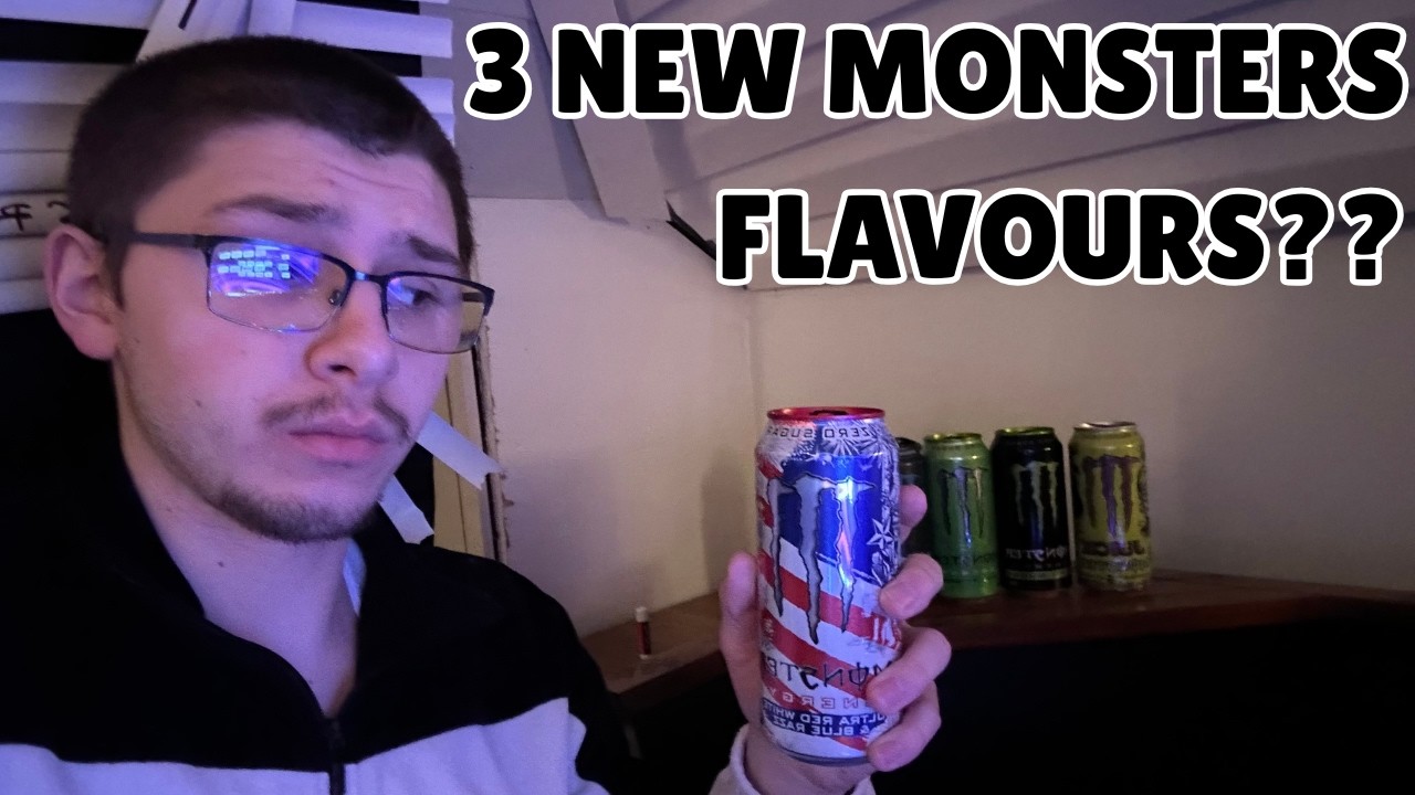 Reviewing 6 Monsters, then drinking them all together...