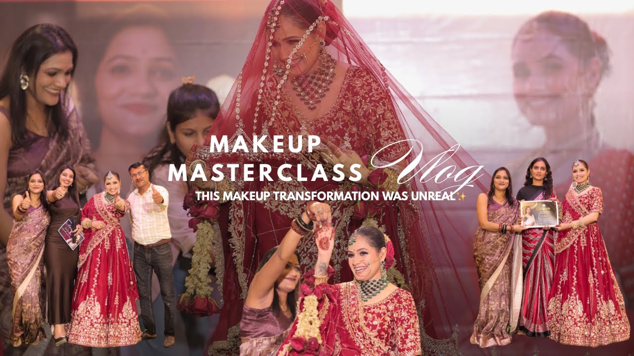 “Makeup Masterclass Vlog 💄 | Bridal Transformation & Fun BTS”