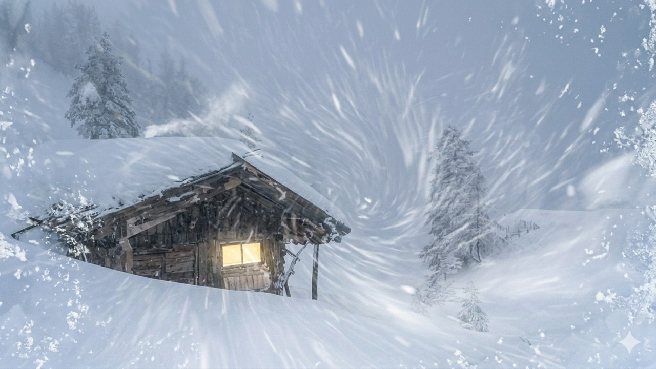 SURVIVAL in -40°F ALASKA: Off-Grid Wooden Cabin: Alone with Wolves in a Blizzard