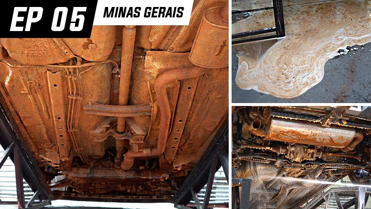 COMO FAZER LAVAGEM DE CHASSI DE CARROS | CARRO DE MINERADORA