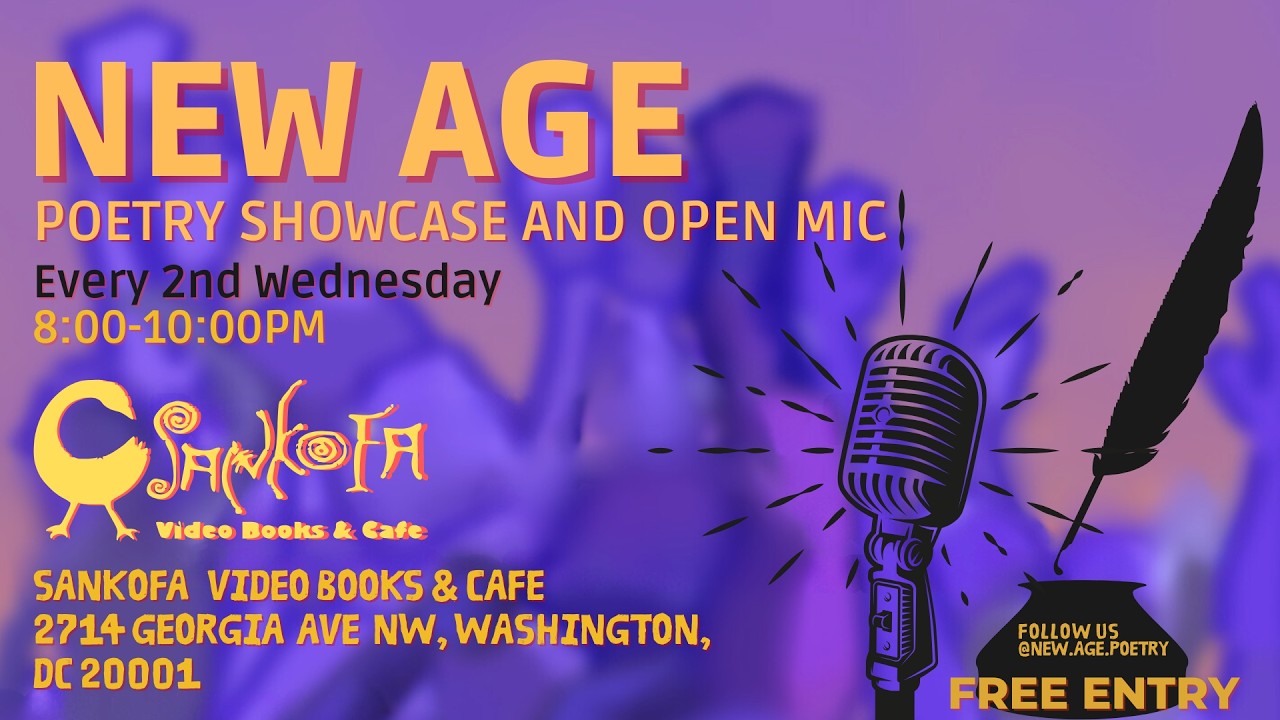 Poetry as Protest - New Age Poetry Showcase and Open Mic