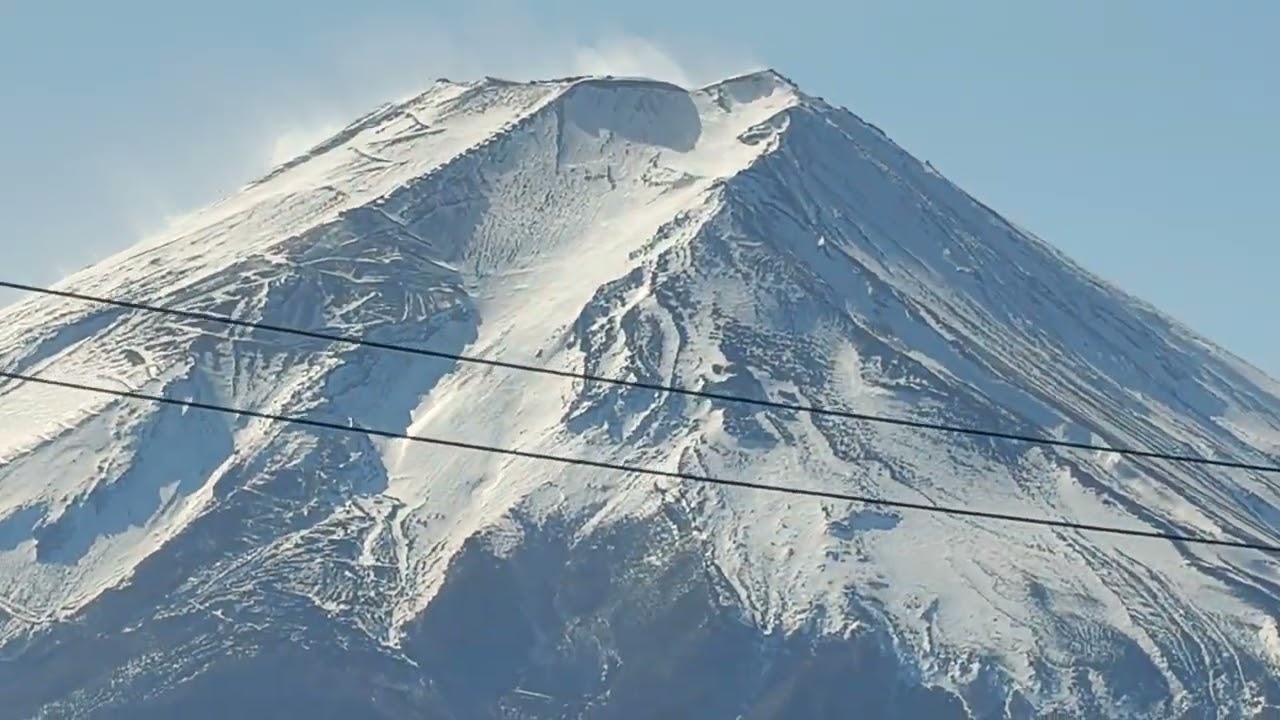 Mount Fuji..view from train from Tokyo 2026