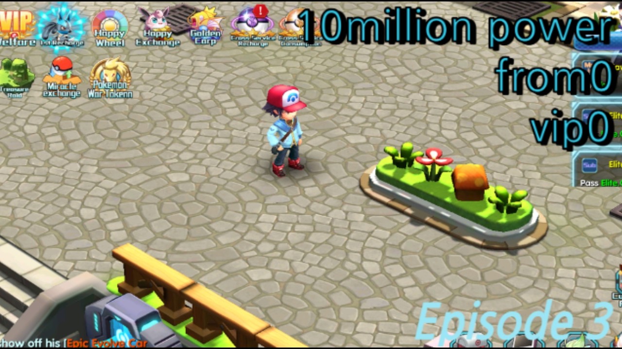 10 million power from 0 -vip0- Pokeland Legends (Episode3)