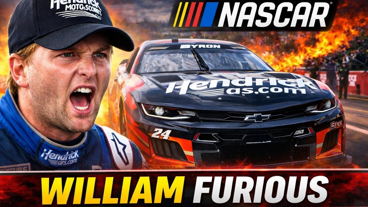 1MINT AGO! William Byron Furious on NASCAR after Brutal Suspension