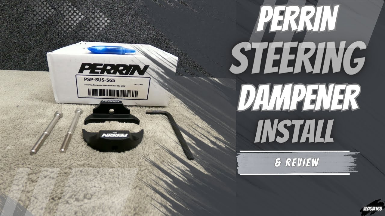 How To Install Perrin Steering Dampener On Your 2020 Wrx