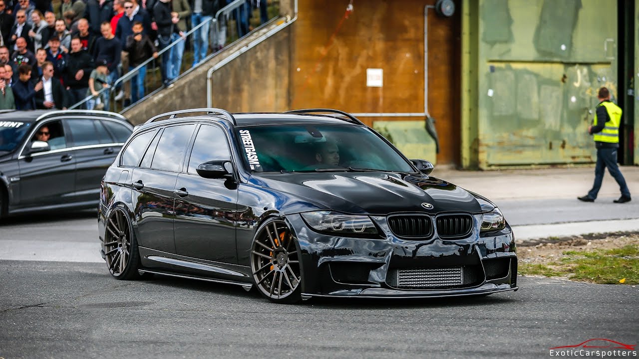 900HP BMW 335i E91 Touring - HUGE Burnouts, Drag Races & Accelerations !