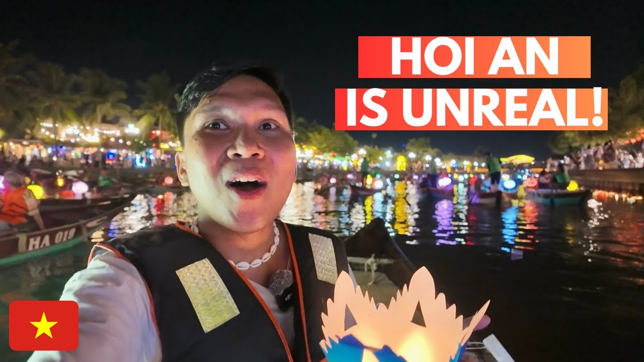 Magical Night in Hoi An Vietnam | Boat & Lantern Release