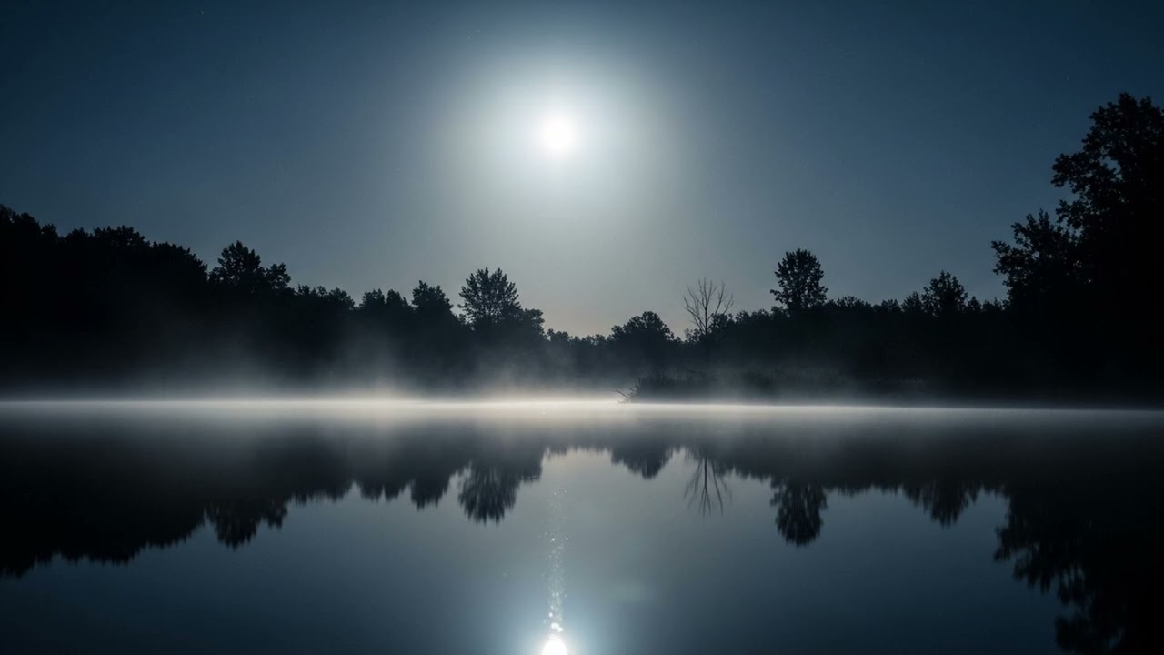 Deep Relax Music | Quiet Lake Under Moonlight