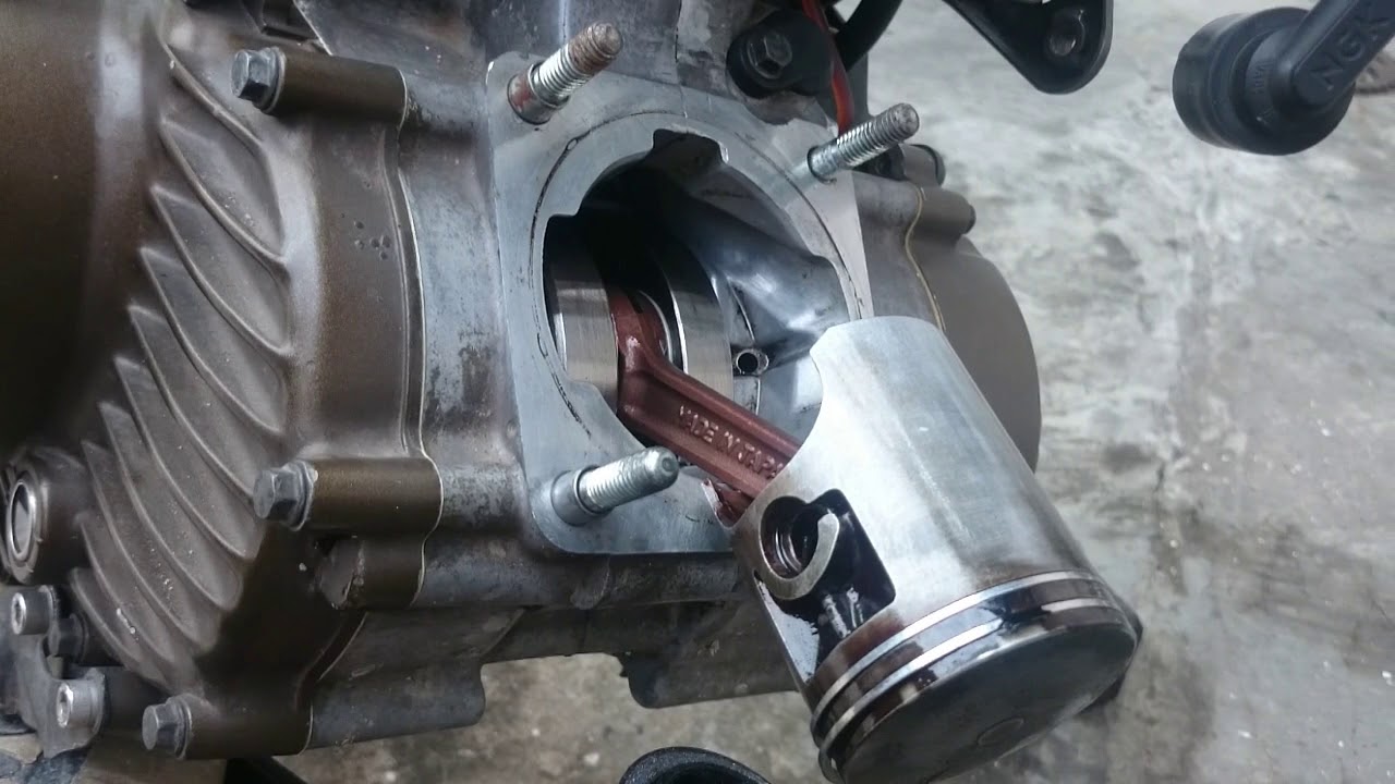 Pasang Block Cylinder Modenas Dinamik 120 After Over Size Nut