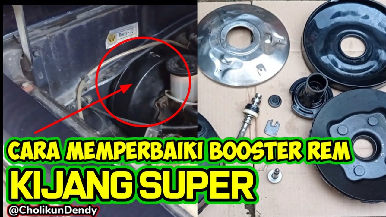Cara Servis Booster Rem Mobil